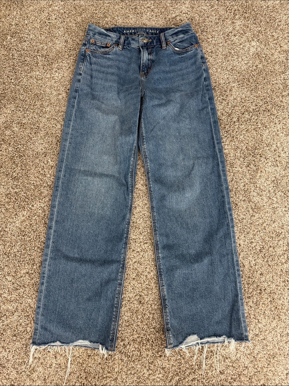 American Eagle Outfitters High-Rise wide Leg Jeans - Blue